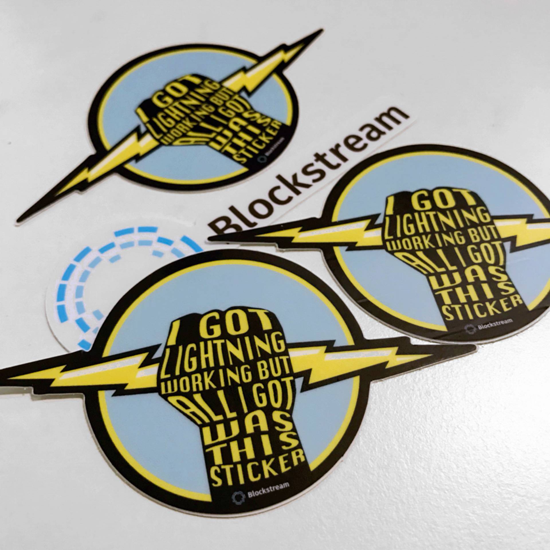 Lightning Network Stickers