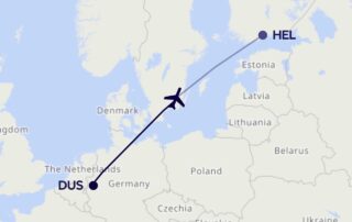 Zwischenlandung Finnland